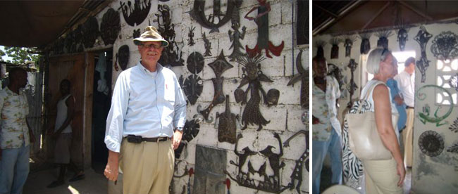 S.E. Aart Jan VERDEGAAL et Madame en visite dans les ateliers de Noailles