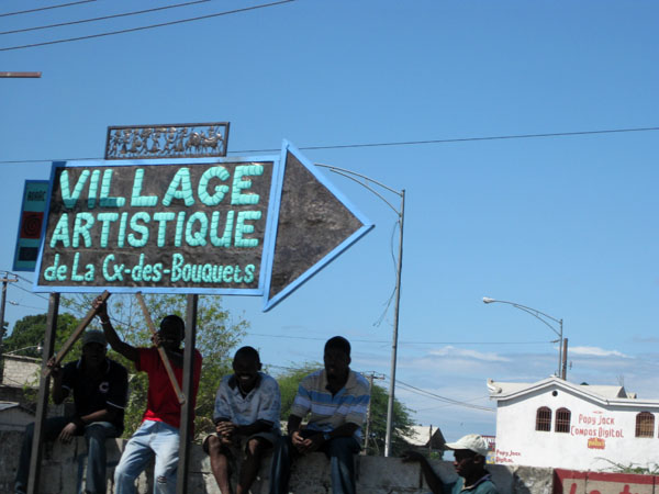Panneau indicateur - Route de l'aéroport / Tabarre